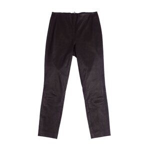 RAG & BONE Black Leather Leggings Pants